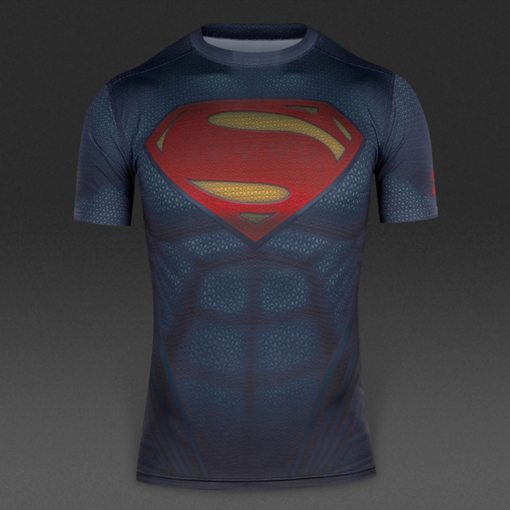 Superman Blue and Red Men's Shirt